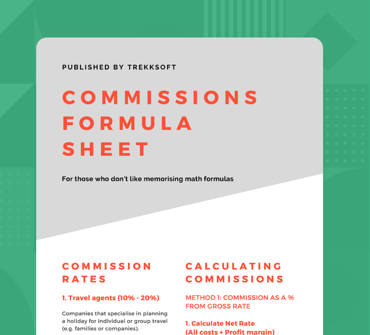 Formula sheet: How to calculate commission for distribution Image