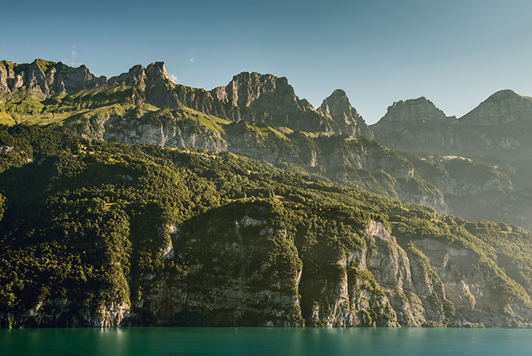 Schweiz Tourismus Berge Wasser