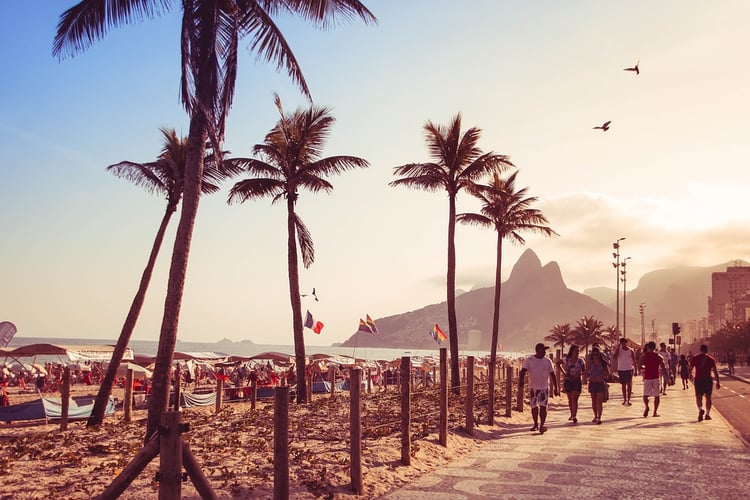Turismo em praia brasileira - Rio de Janeiro