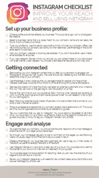 Instagram turismo checklist pdf