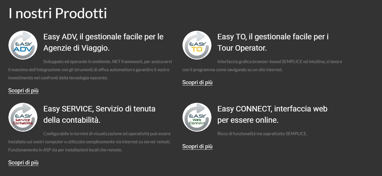 travel software servizi